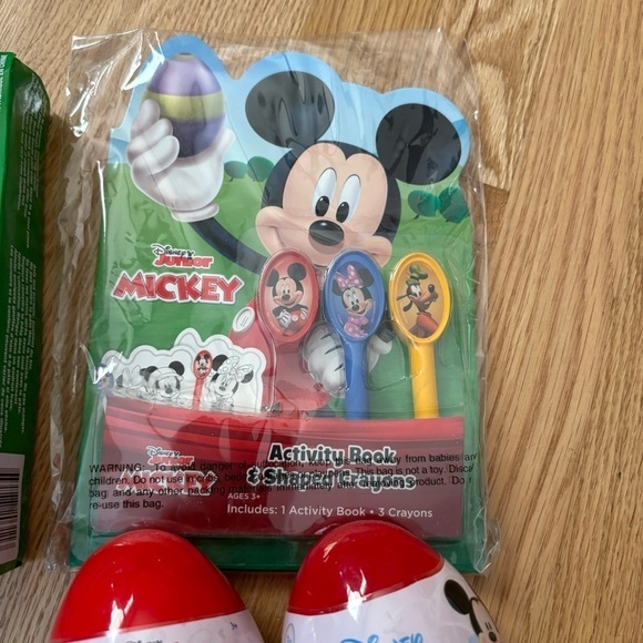 Disney Mickey Mouse Easter Basket Filler Set Eggs Activity Set Dough Stickers - Picture 3 of 5